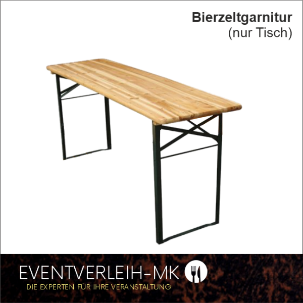 Bierzeltgarnitur (Tisch) - einzeln